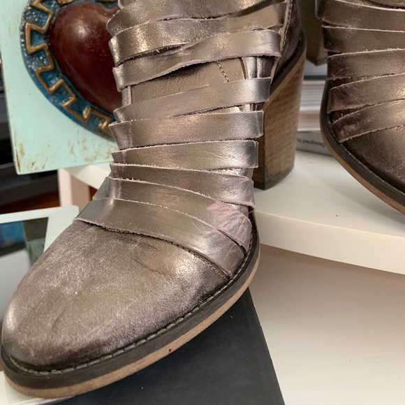 Free People Hybrid Strappy Heel Booties - Picture 8 of 10
